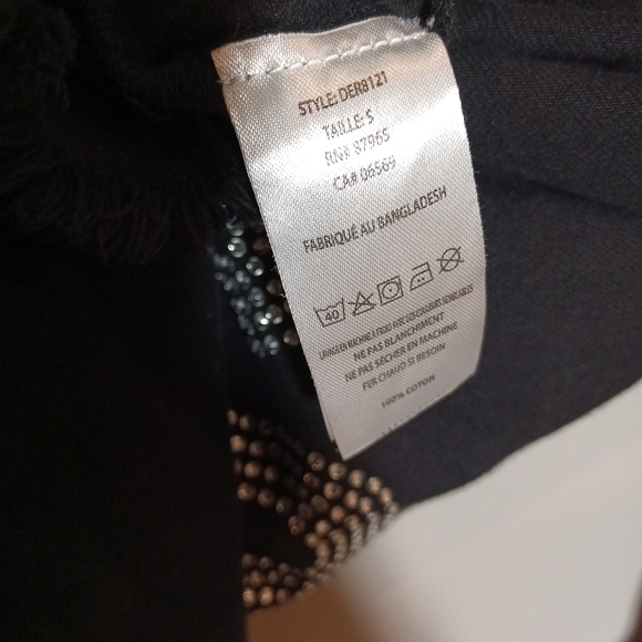 Elan Dallas Jacket in Black/Silver Rock & Roll Oversize Size S - Picture 6 of 9